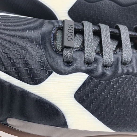 NIB Hugo Boss Blue Sneakers - Picture 8 of 8